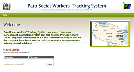Para-Social Workers' Tracking System