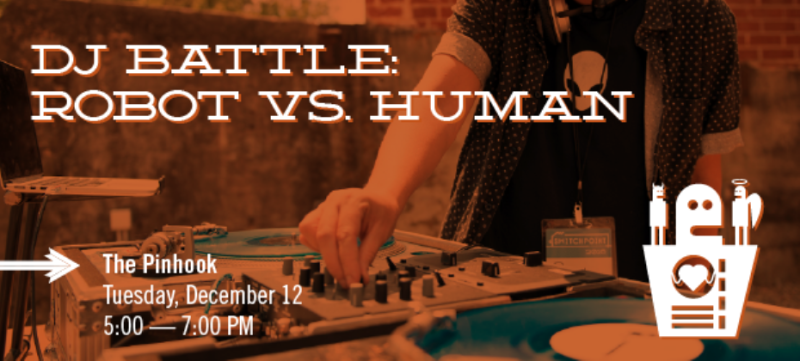 Robot vs. Human DJ Banner