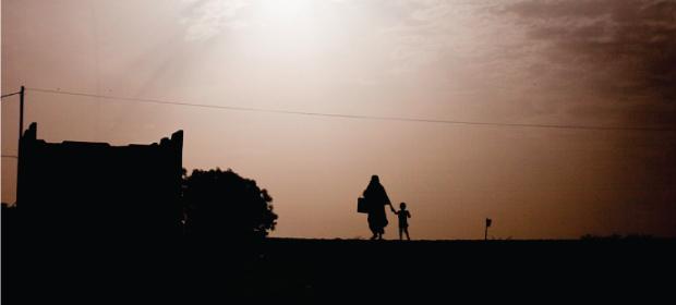 A mother and child in northern Mali