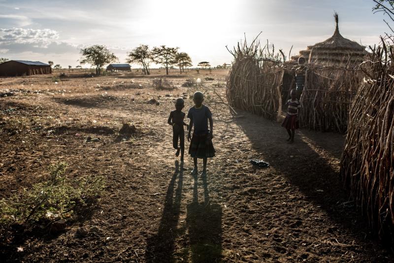 family in Karamoja