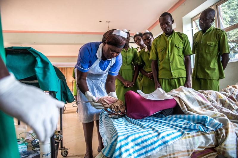 Photo by Tommy Trenchard for IntraHealth International.