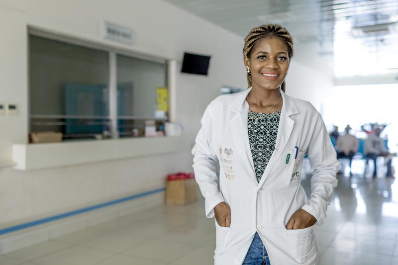 Elina Nantinda. Photo by Morgana Wingard for IntraHealth International.