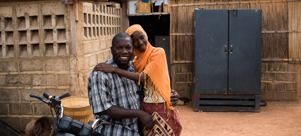 Newlyweds in Ouagadougou