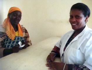 pharmacist and client