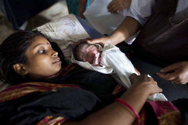 In India, maternal and child health is of particular concern, especially in rural villages and urban slums. Although the country has made notable progress, more than 775,000 newborns still die in India each year, and an estimated 50,000 women die from pregnancy-related causes. IntraHealth partners with India's national and state governments and other organizations to strengthen the health workforce and increase access to high-quality maternal, child, and reproductive health services. Last year alone, we trained 1,500 nurses and midwives in skilled birth attendance, expanding safe delivery care to 10 million people and improved the quality of care offered by more than 40,000 frontline health workers. Photo by Trevor Snapp for IntraHealth International. 